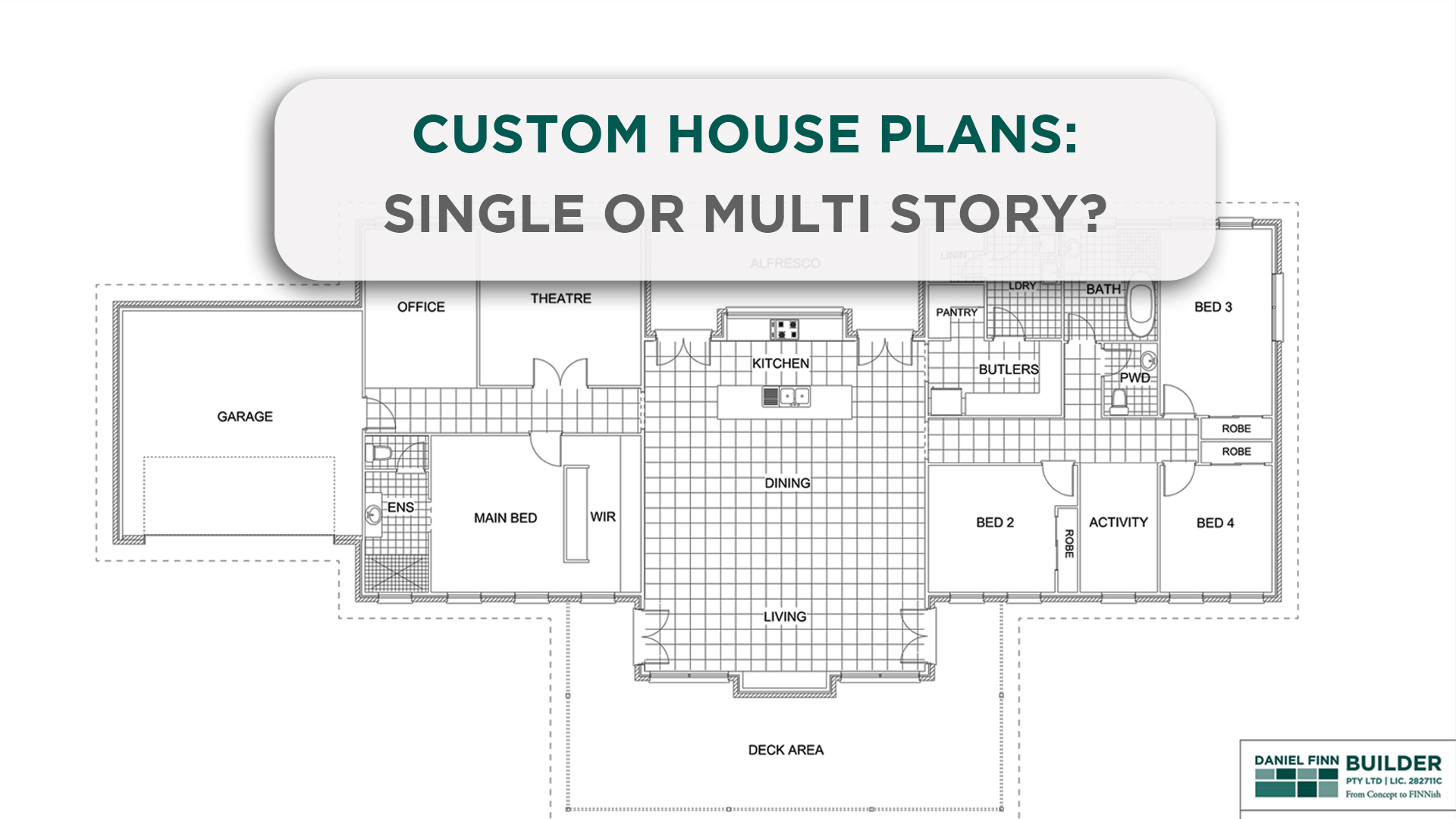 Custom house plans: Single or multi-story?
